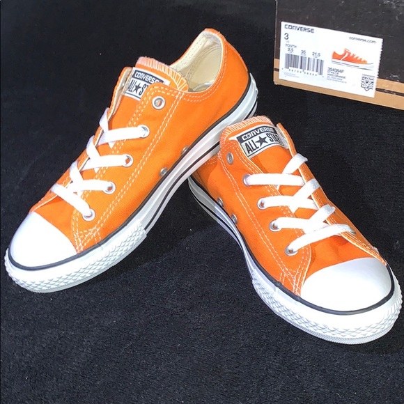 orange converse kids